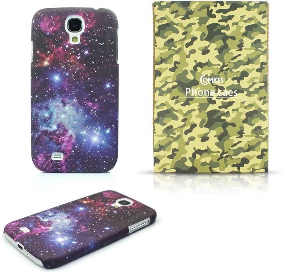 Comkes Space Galaxy Snap On Hard Case for Samsung Galaxy S4 IV i9500 (Dark)