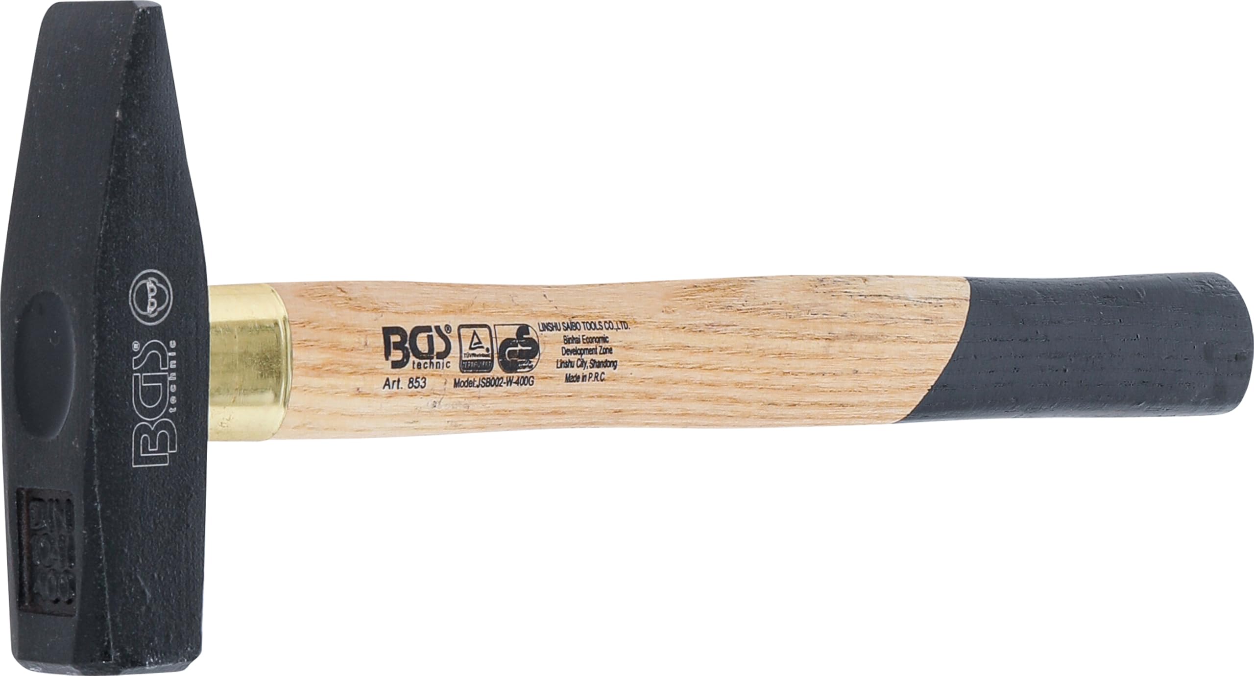 BGS 853 | Martello per meccanica | manico in legno | DIN 1041 | 400 g