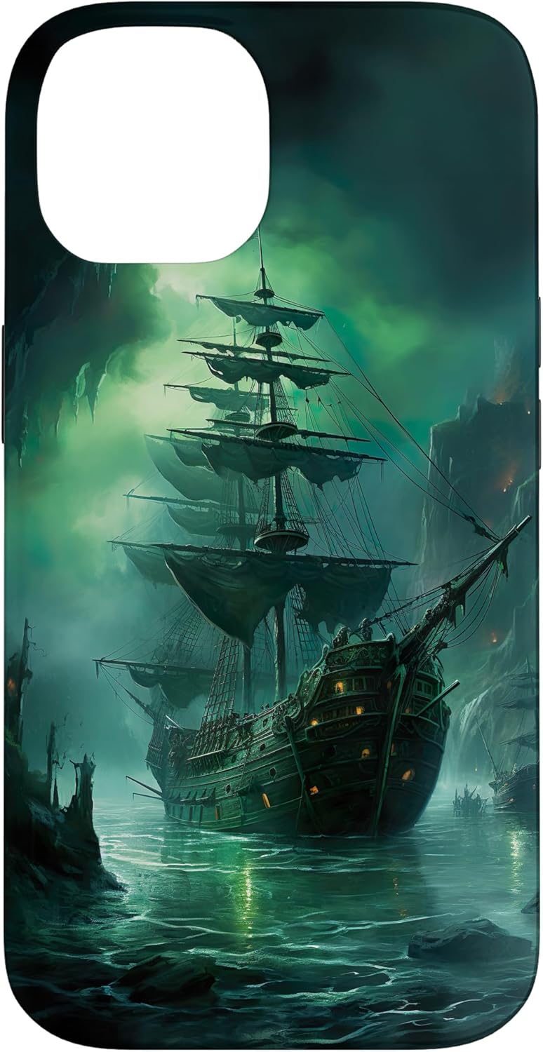 Haunted Pirate Ship Case for iPhone 16