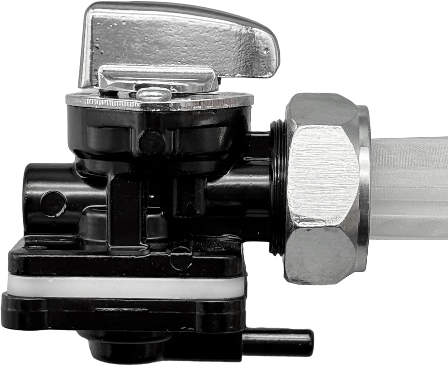 61338-94D Motorcycle Fuel Valve Petcock with Male Thread Compatible with Harley FXST FLST FXD FLT 1995-2001 (1340cc engine) Vacuumed Petcock Valve Switch Gas Fuel Shut Off Valve