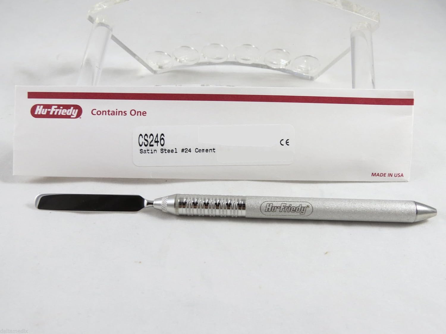 Hu-Friedy CS246 #24 Spatula, #6 Satin Steel Handle