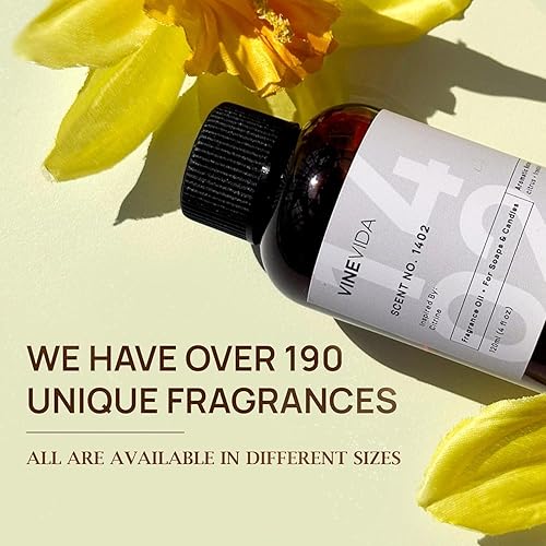 Miniatura 222 de VINEVIDA [4 onzas] Aceite de fragancia de madera de teca de caoba para fabricación de velas y fabricación de jabón, aromas de velas prémium para
