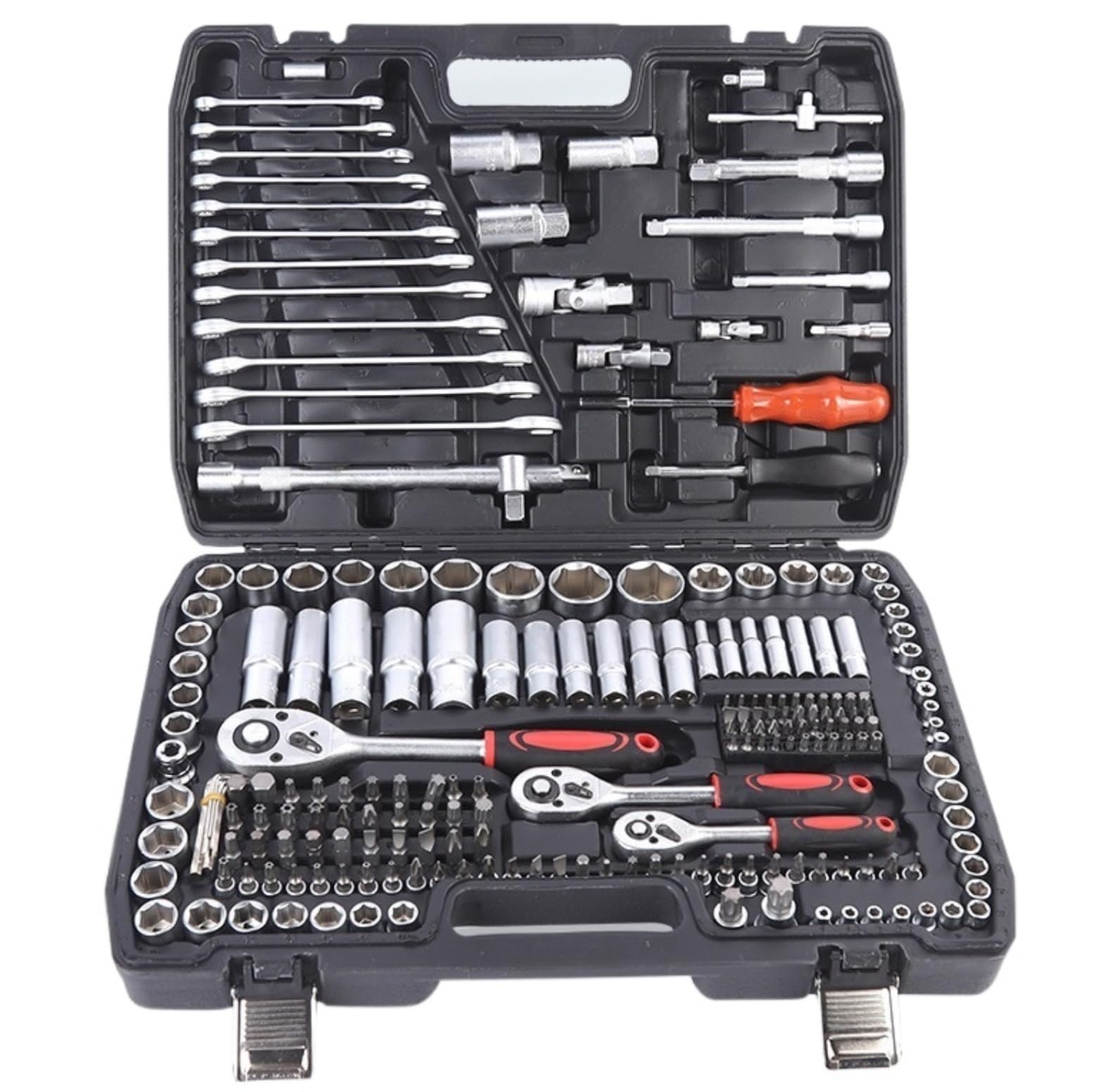 Caja Herramientas Juego De Destornilladores Con Llave De Trinquete, Herramienta Doméstica Para Kit De Herramientas Manuales De Reparación De Automóviles, 216 Piezas Caja De Herramientas Completa