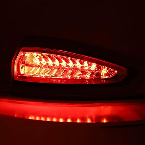 Miniatura 6 de Conjunto de luces traseras automotrices para Ford Fusion S SE 2013-2016 2013 2014 2015 2016 lámpara de freno trasera exterior derecha lado del