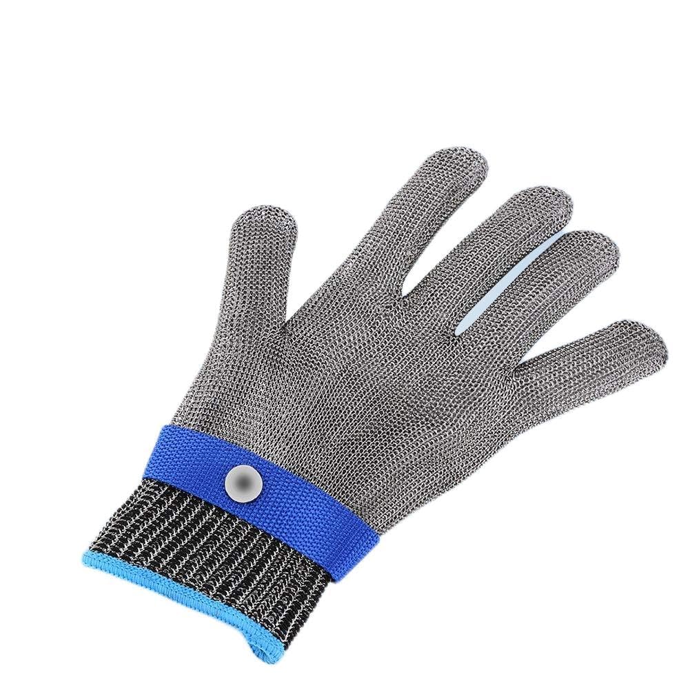 Cut Proof Stab Resistant Stainless Steel Wire Metal Mesh Butcher Cotton Glove