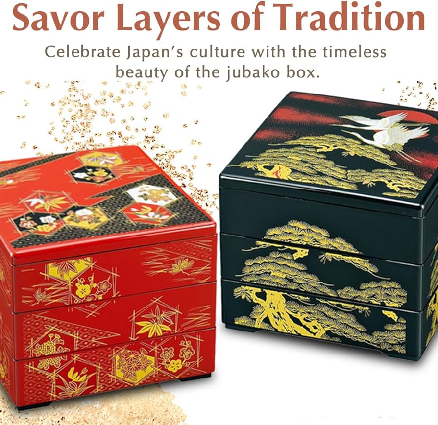 Amazon.com: TIKUSAN Lacquer Bento Box Container Japanese