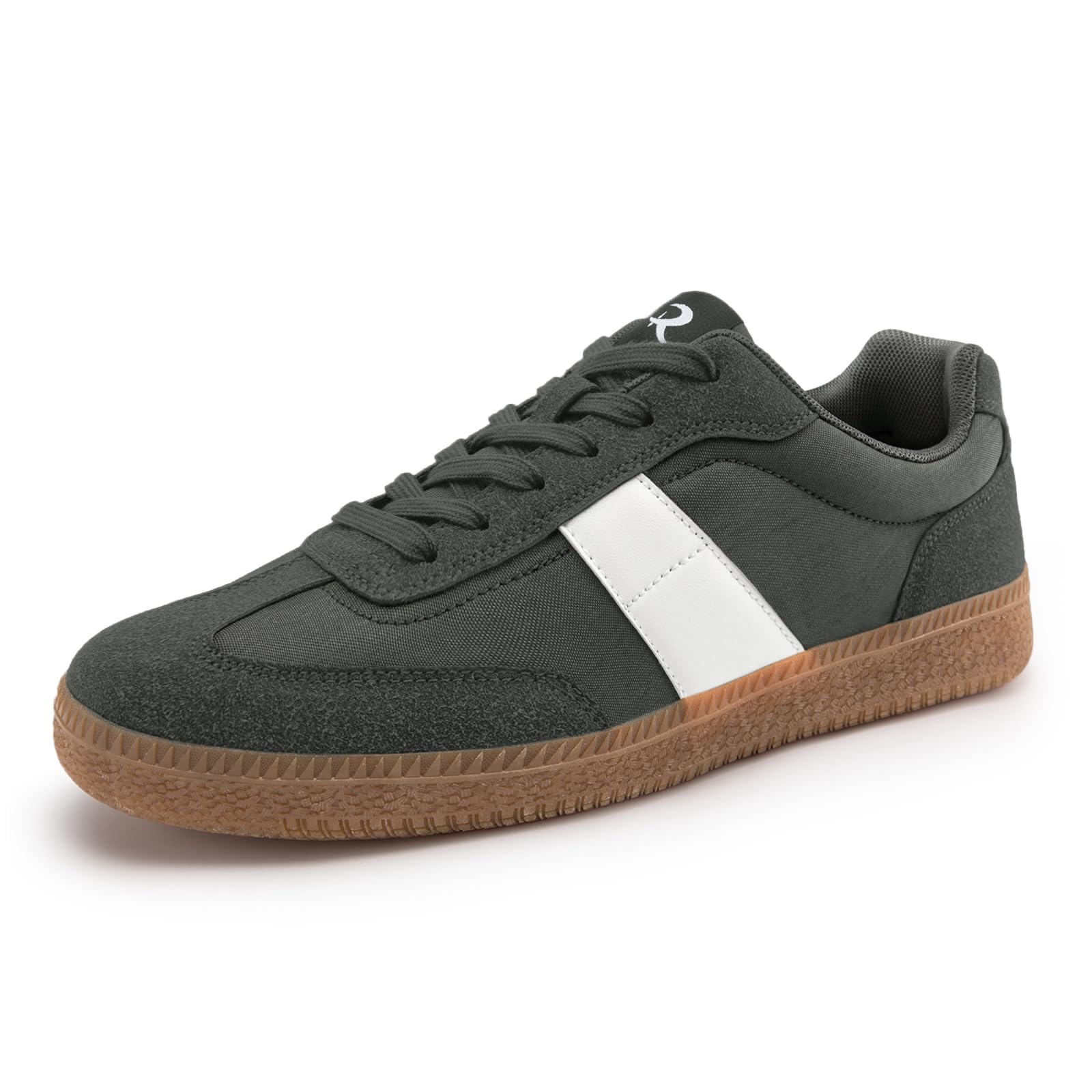 Rihero Mens Fashion Sneakers Comfortable Tennis Walking Shoes Lace-Up Non Slip Casual Sneakers