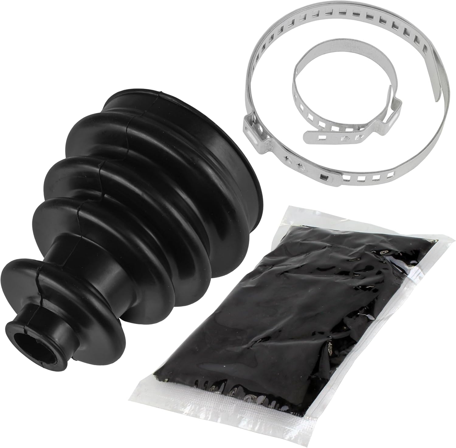 Caltric Front Axle Outer Cv Boot Kit Compatible with Polaris Trail Boss 350L 4X4 1990 1991 1992