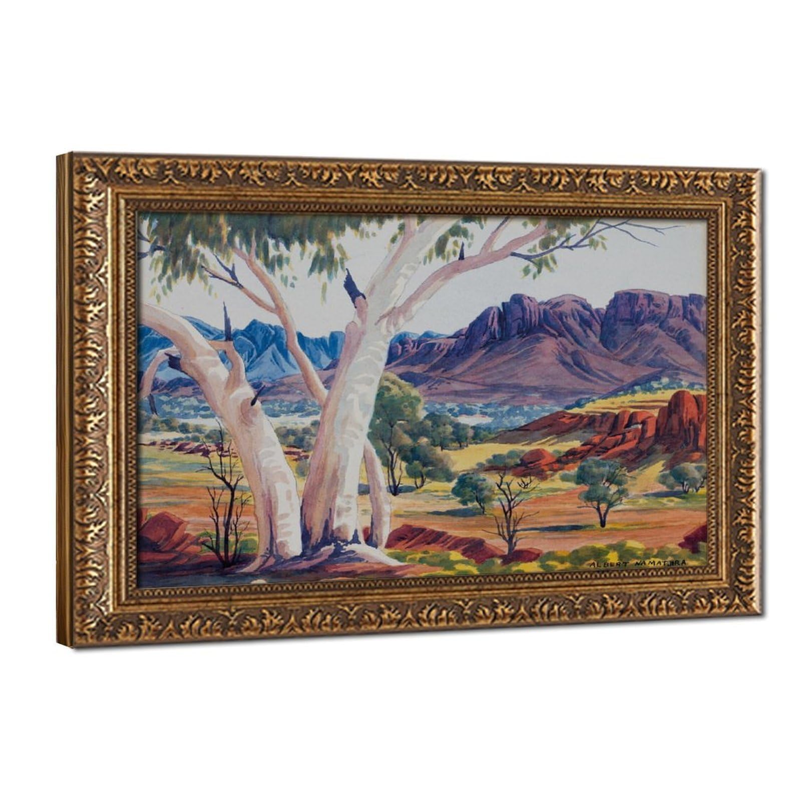 Impression sur toile haut de gamme Looking West Spring Gap Namatjira - 8