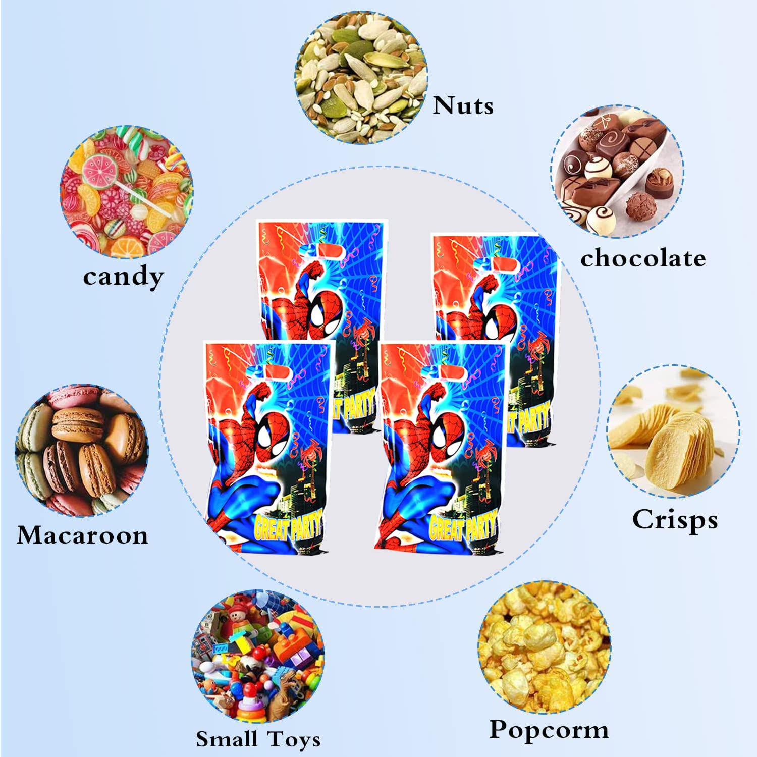 Cadeaux Anniversaire Pour Enfants 60 Pcs,Kit Anniversaire Cadeau,Pochette Anniversaire Enfant