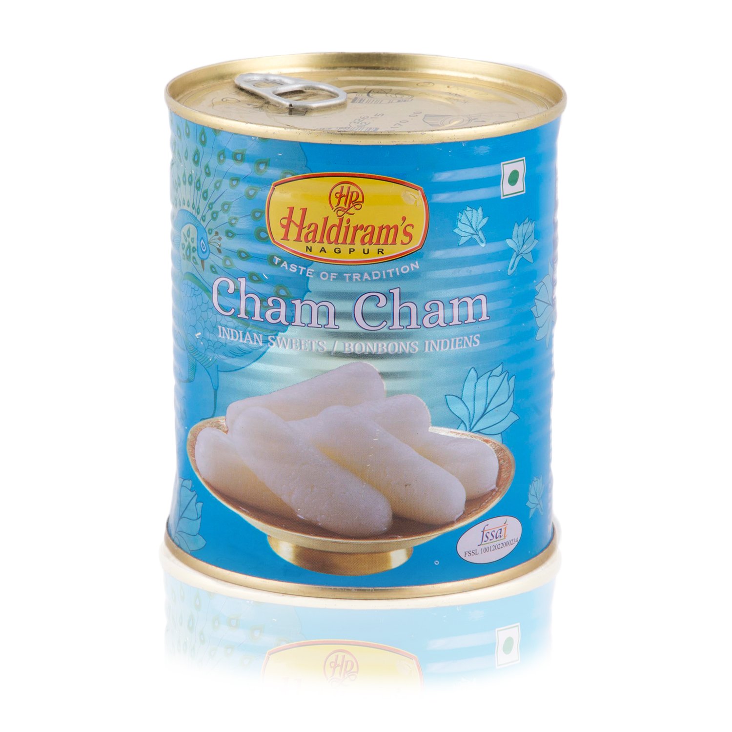 Haldiram's Indian Sweets - Cham Cham, 1kg Tin