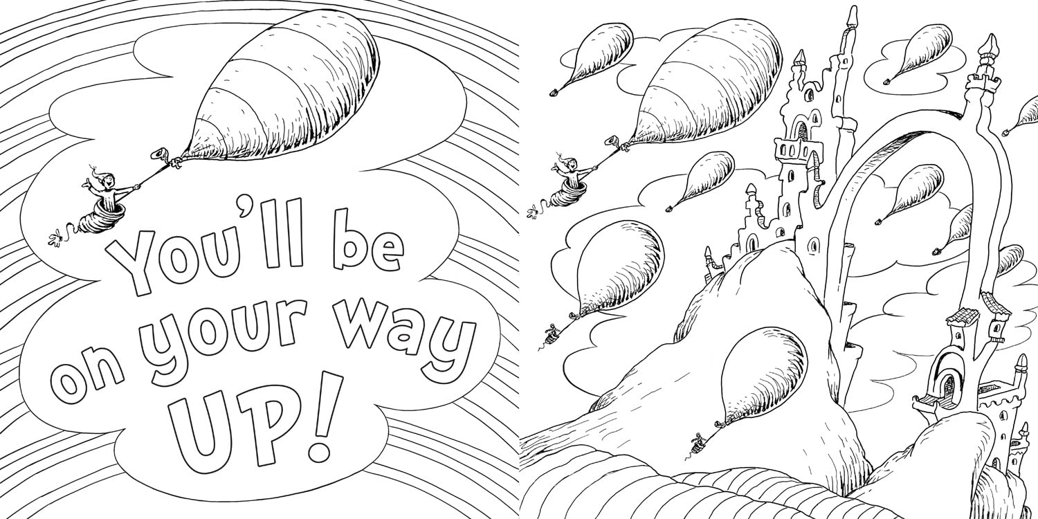 Oh, The Places You’ll Go! Colouring Book: An inspirational colouring book from beloved author Dr. Seuss – new for 2026!