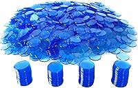 Vista 2 de YH Poker 1000 fichas de marcadores de fichas de bingo – Discos de plástico, juego de contadores de fichas, ideal para fiestas, aula, juegos, noche