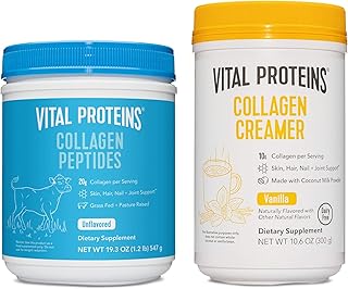 Vital Proteins Collagen Peptides Powder Unflavored 19.3 OZ Creamer Vanilla