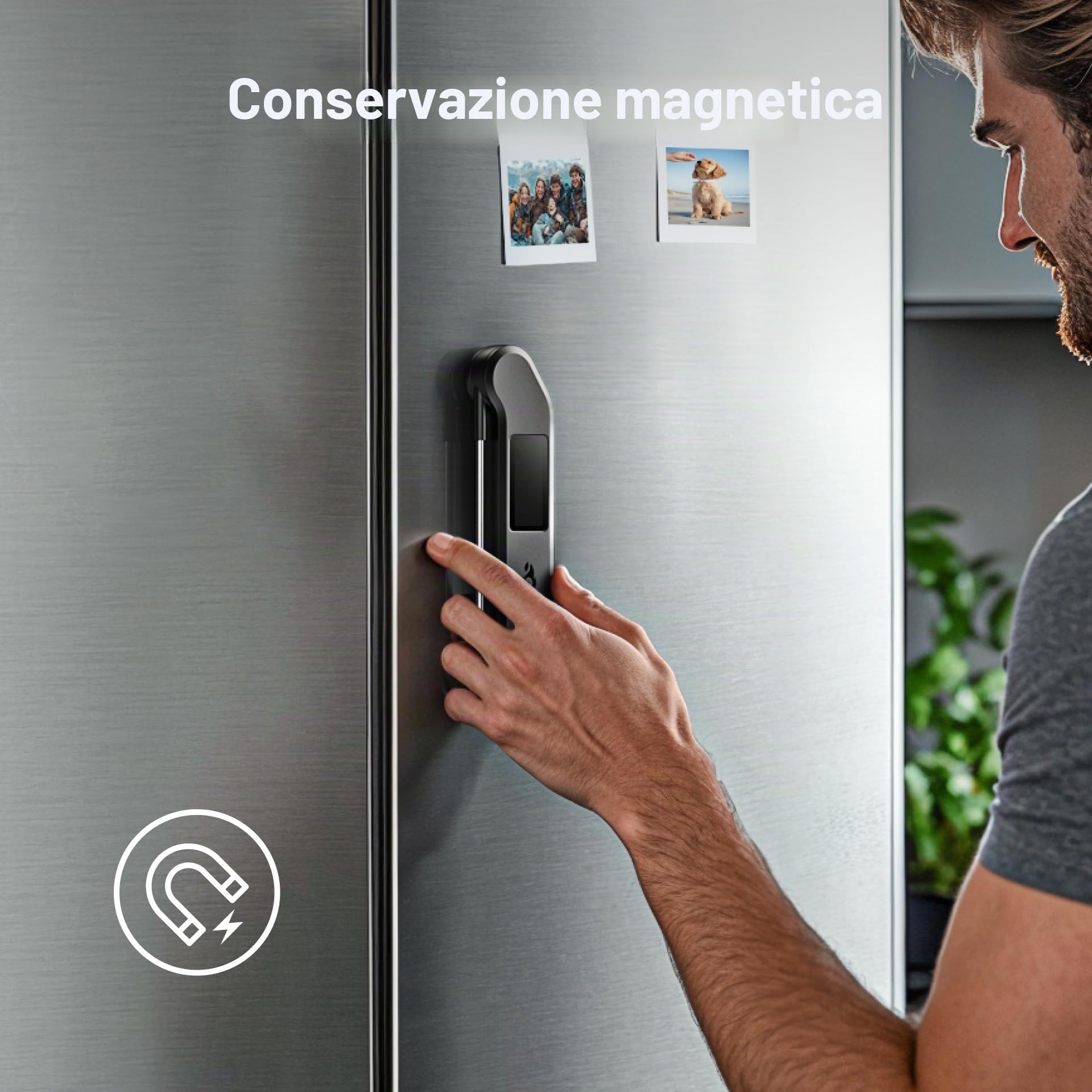 ThermoMaven Termometro Cucina Cottura - Lettura Istantanea 1s, ±0,3℃ Preciso Certificato NIST, Impermeabile IP65, Termometro con Magnete per Frigo, Schermo Grande Ambidestro, Sonda per Temperatura per