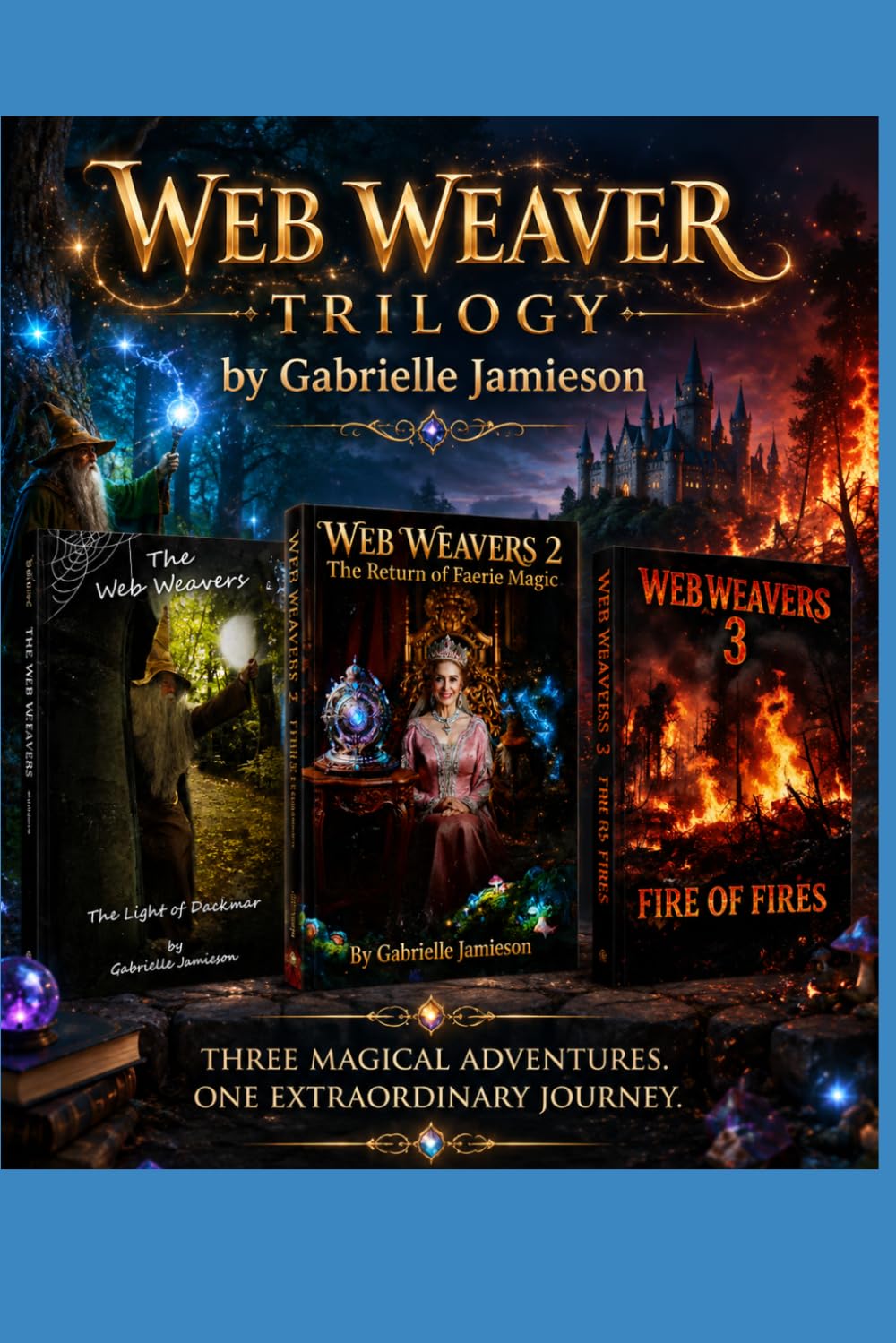 Web Weavers Trilogy: The light of Dackmar, Return of Faerie Magic & Fire OF Fires