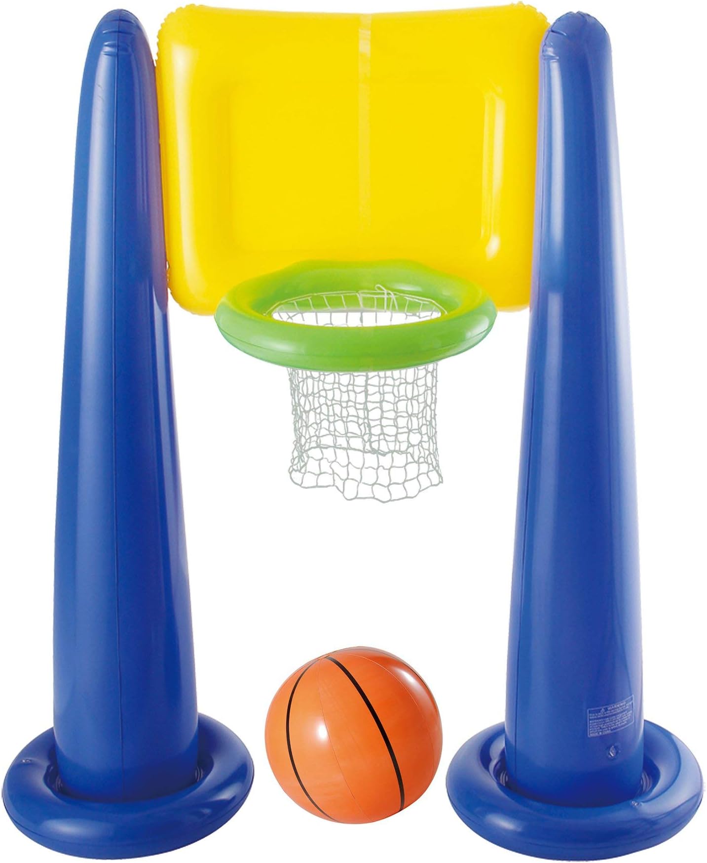 Big Play Sports Jumbo Inflatable Pool Basketball Hoop Set w/ Ball | KF0062000167