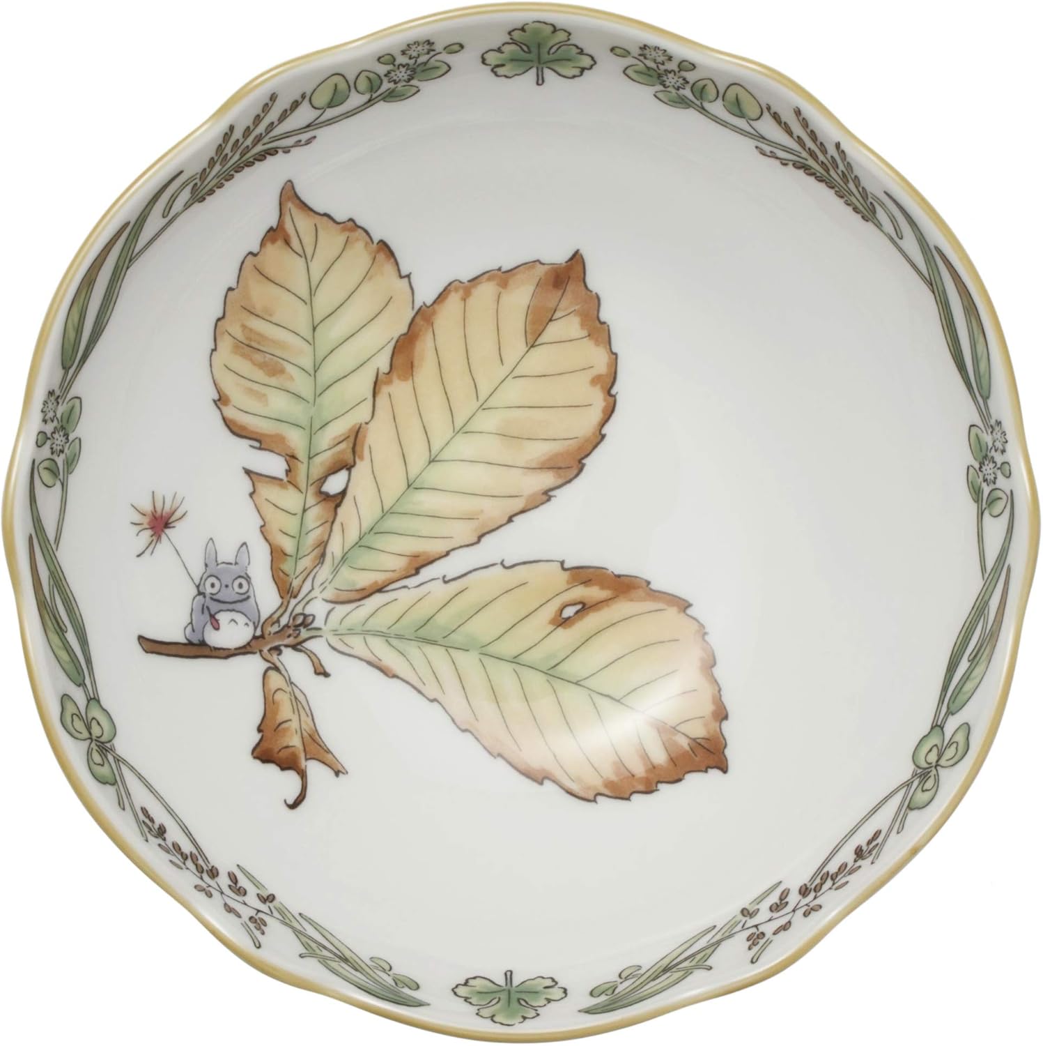 Noritake TT97806/4924-6 My Neighbor Totoro Bowl, 11.8 fl oz (350 cc), Microwave Safe, 1 Piece, Bone China