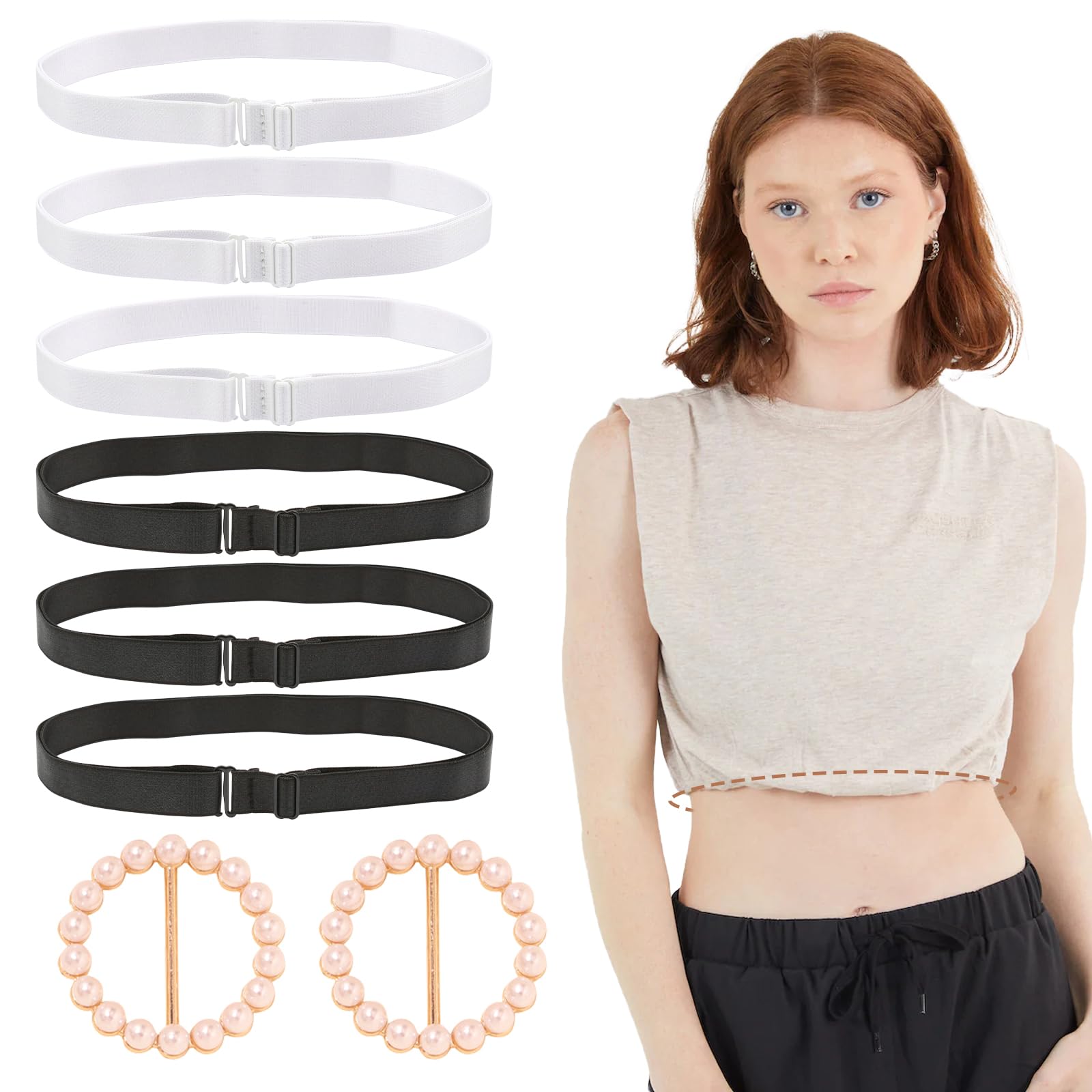 waist band to crop shirts