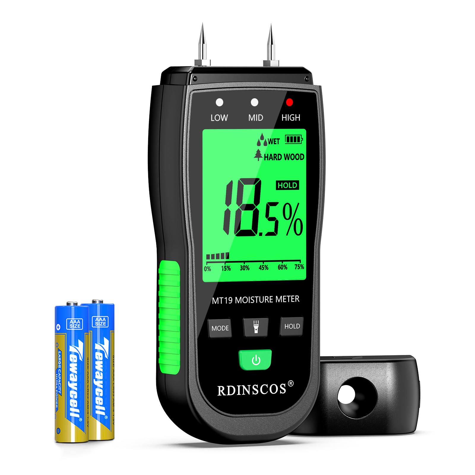 RDINSCOS Pin Moisture Meter - Check Wood Moisture -1