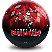 On The Ball Bowling NFL Tampa Bay Buccaneers Undrilled Bowling Ball