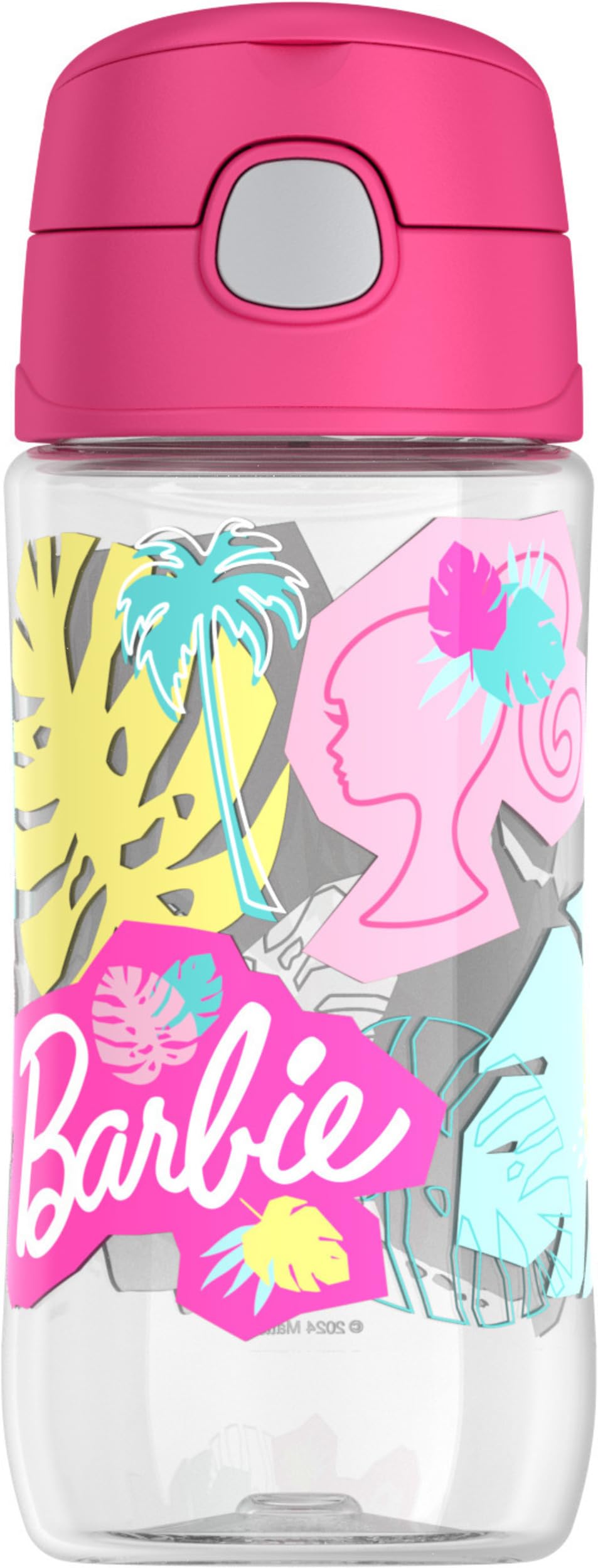 THERMOS FUNTAINER 16 Ounce Plastic Hydration Bottle with Spout, BARBIE Barbie 16 Ounces