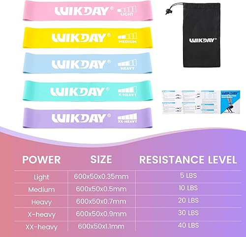 Miniatura 2 de Bandas de resistencia para hacer ejercicio, bandas de entrenamiento para hombres y mujeres, estiramiento corporal, entrenamiento de crossfit,