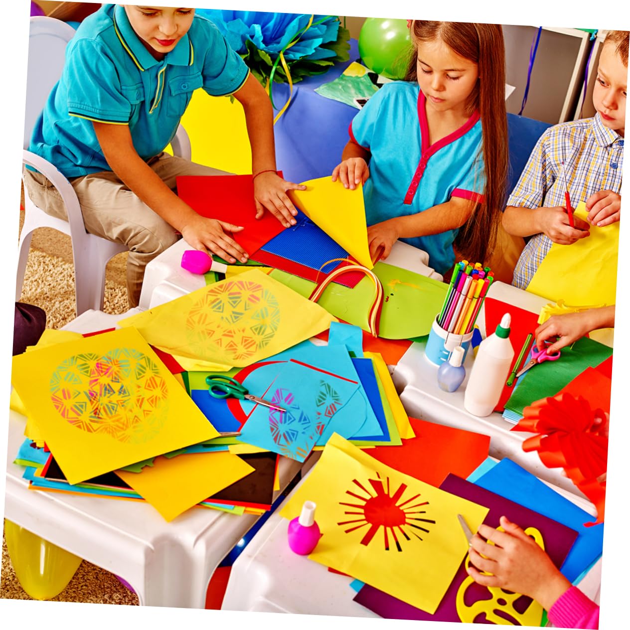 Operitacx 126pezzi Stencil per Pittura Mandala Modelli Creativi per su Superfici Piane per Decorazioni su Mobili e Pavimenti