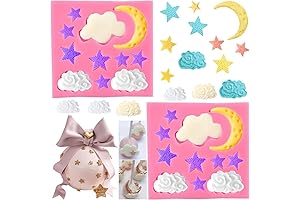 Dreamy Moon and Star Silicone Mold