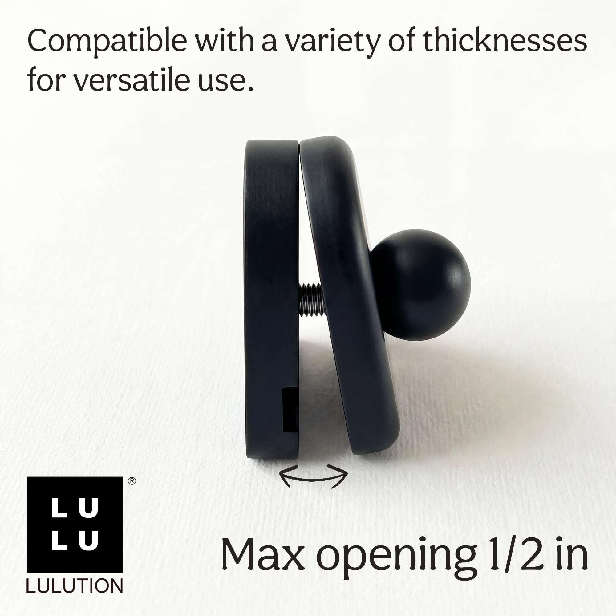 4 clips para colgar tapices de pared, colgador de edredón para pared, estante de colchas, perchas para alfombras, abrazaderas redondas para mantas y otros textiles (negro)