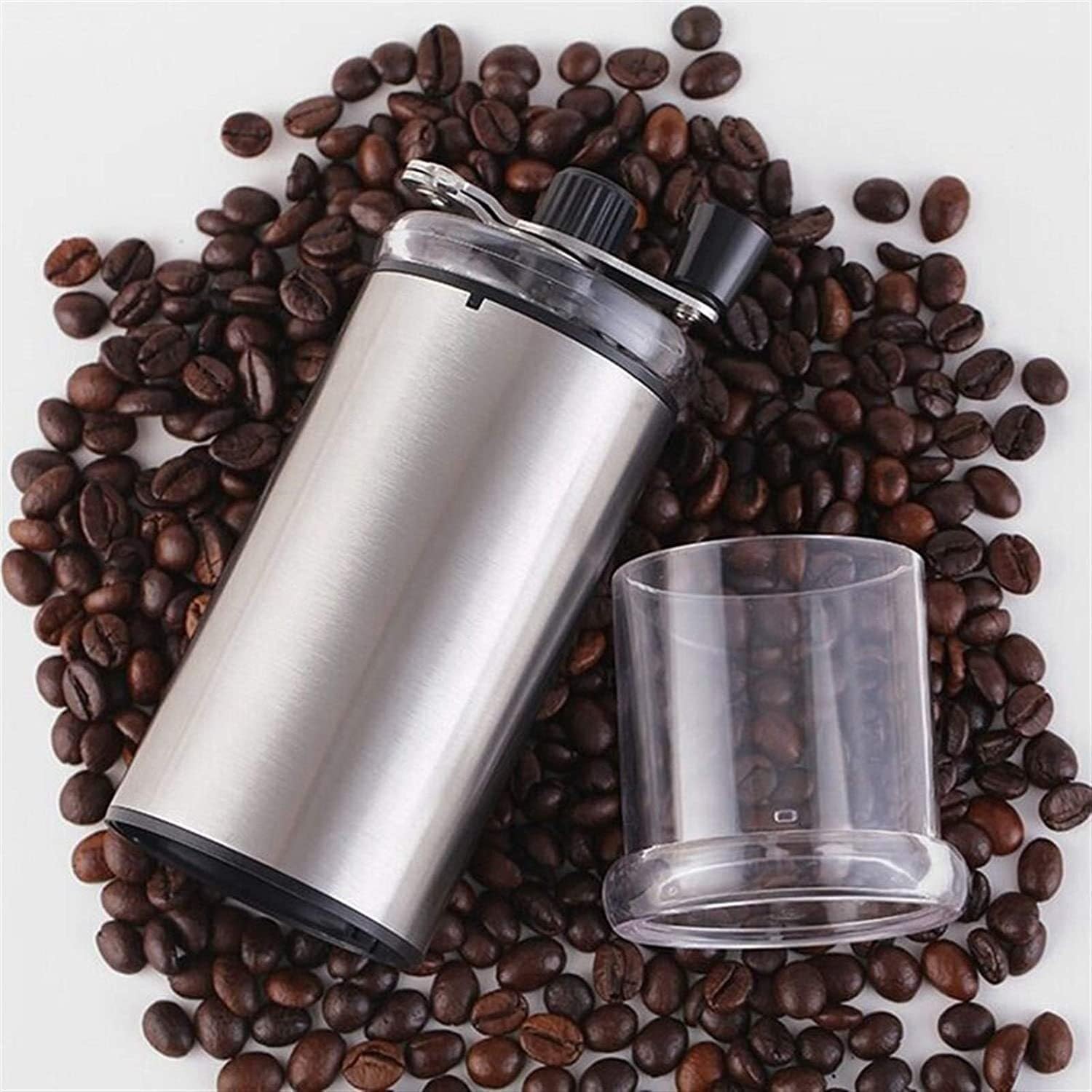French Press Ręczny młynek do kawy ze stali nierdzewnej ręcznie robiony ziaren korba ręczna mielenie Dzbanek Kawy
