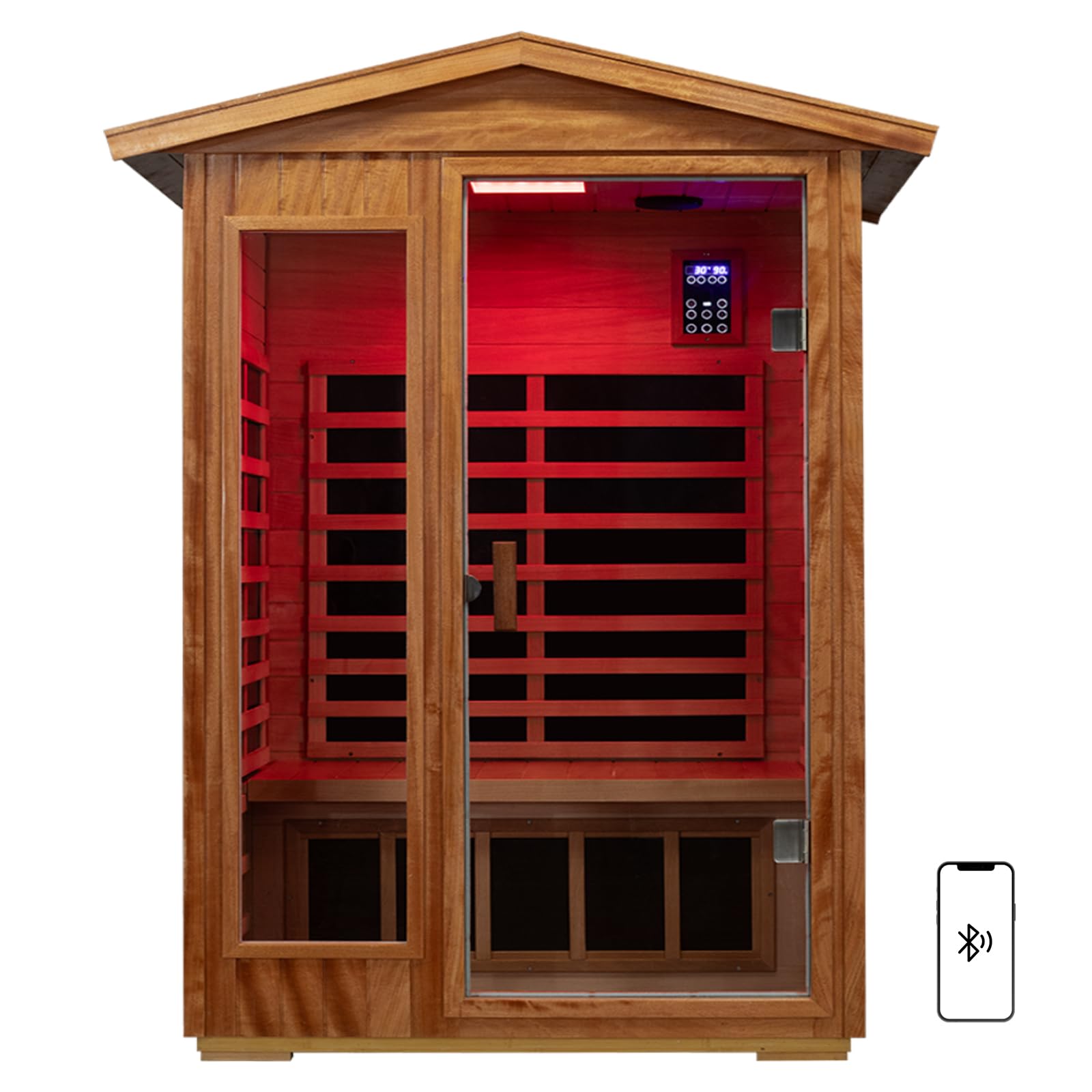 Kanlanth Outdoor 2 Person Low EMF Infrared Sauna