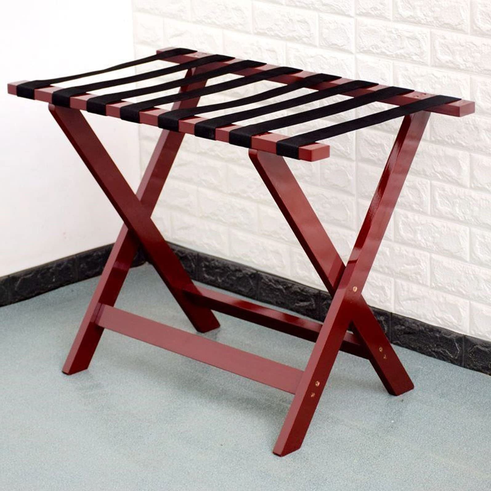 Porte-bagages en bois de salon haut de gamme et étagère de rangement