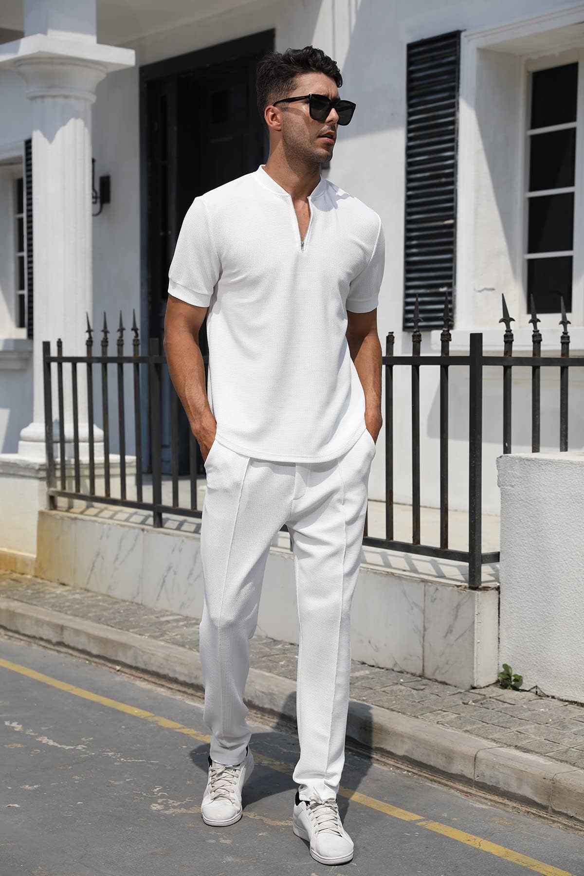 2 Pièces Survêtement Tendance Pour Hommes Jogging Survêtement Sport Costume