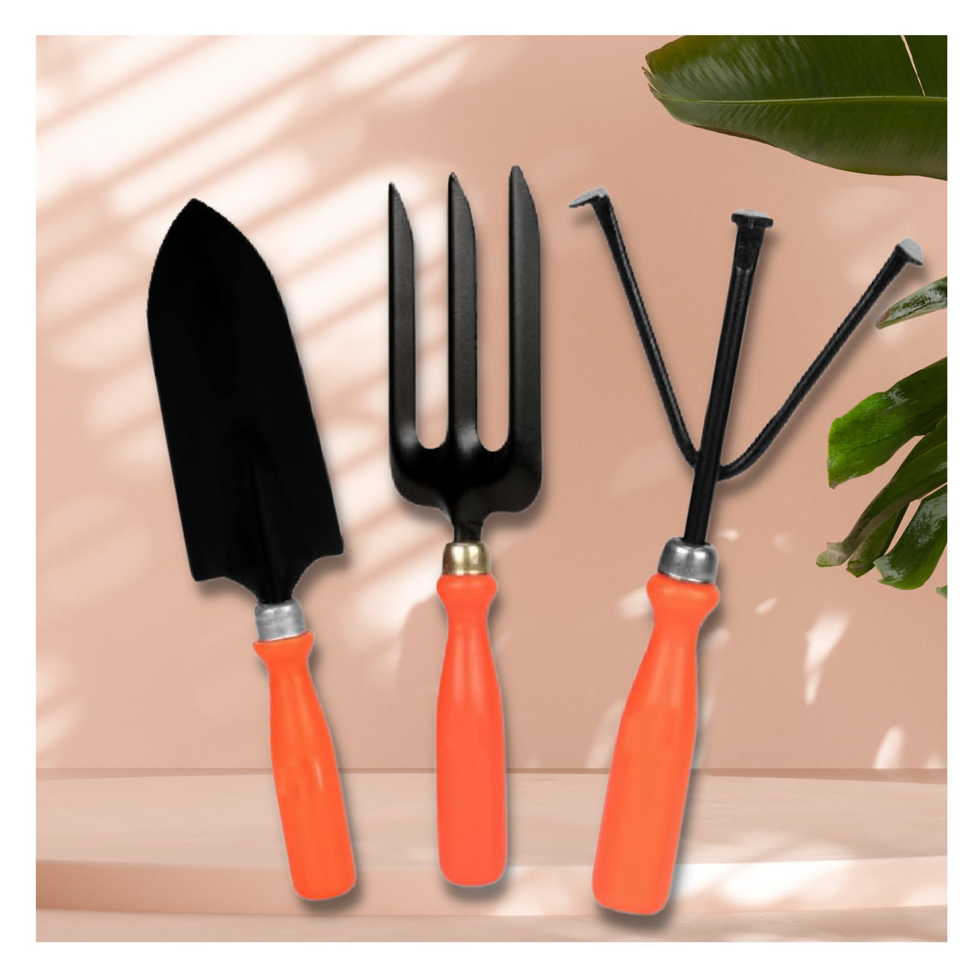Bombay Greens ; Sow, grow, eat, repeat Bombay Greens Set Of 3 Garden Tools Set | Home Gardening Kit | Cultivator | Fork | Trowel Gardening Set | Indoor And Outdoor Gardening Kit (B0CRHNVH1M) Amazon Price History, Amazon Price Tracker
