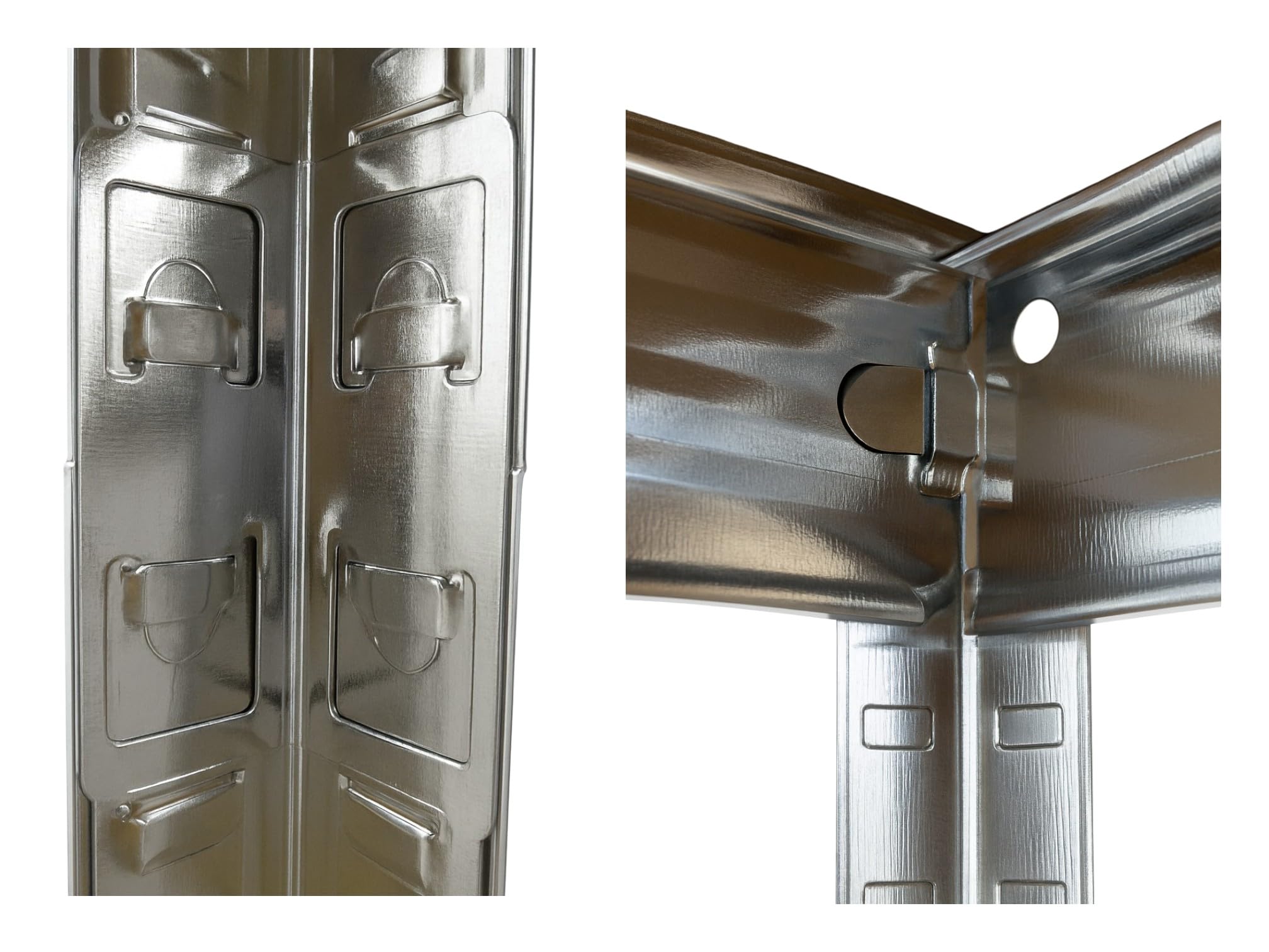 Pro&Basics 2er Pack Schwerlastregal 500KG Traglast 180x90x40cm Metallregal