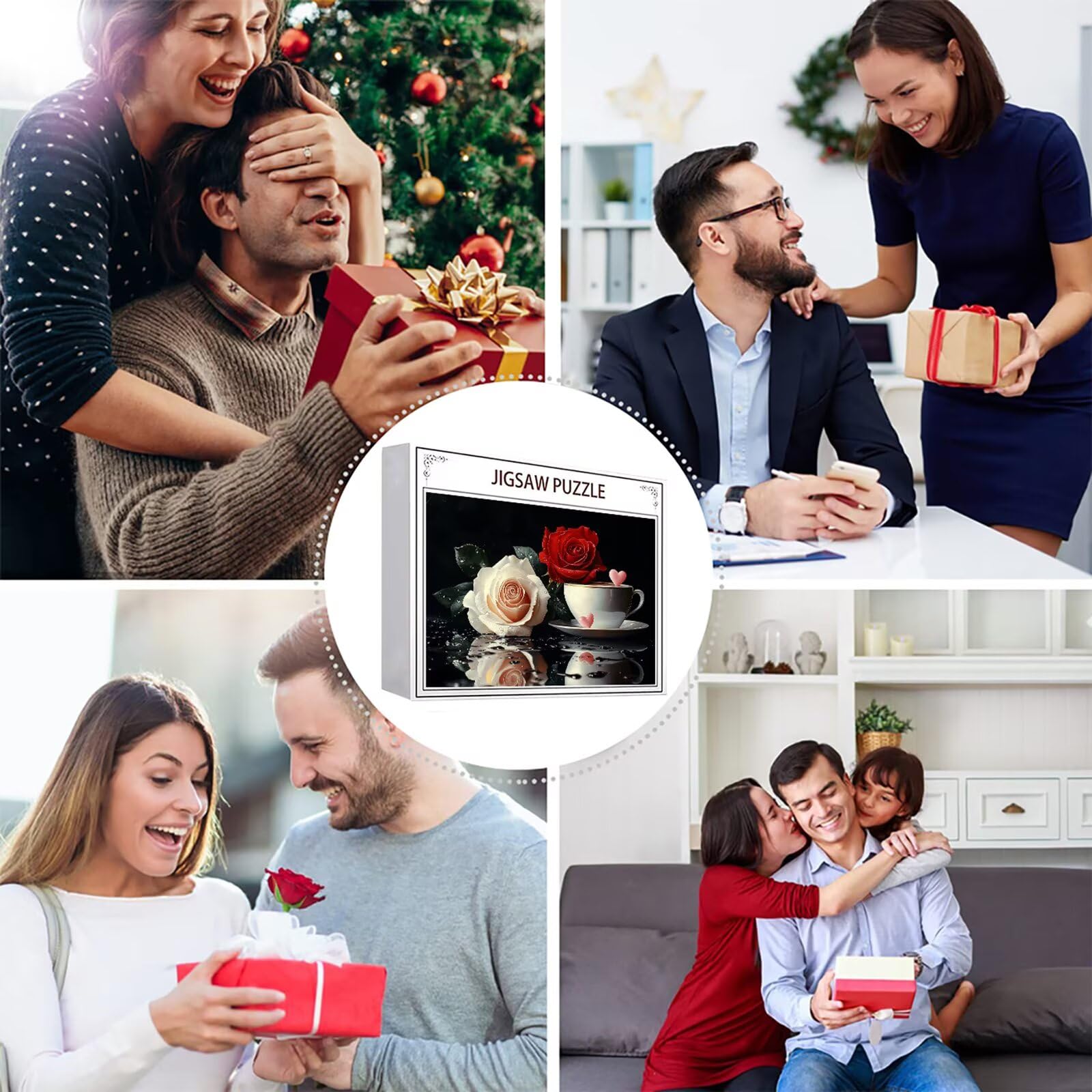 Puzzle 3000 elementów różowe puzzle dla dorosłych kubek 122 x 81 cm Unikalne rzemiosło Klasyczne drewniane układanka 3D do rodzinnych gier aktywnych, układanka do samodzielnego wykonania nawet do