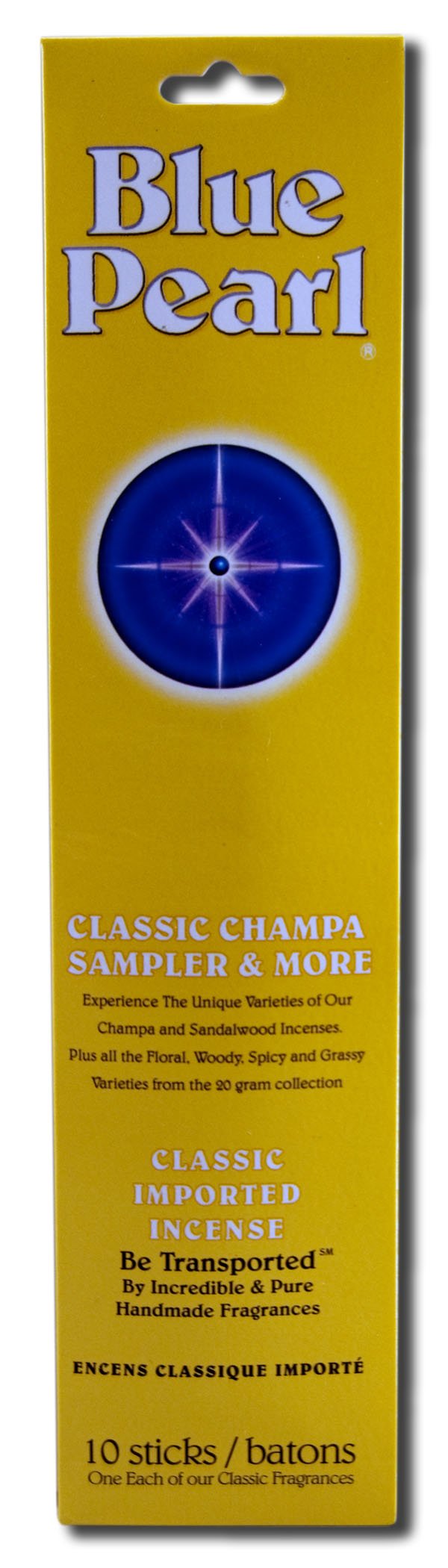 Blue Pearl Classic Fragrance Incense, Sampler, 10 Count