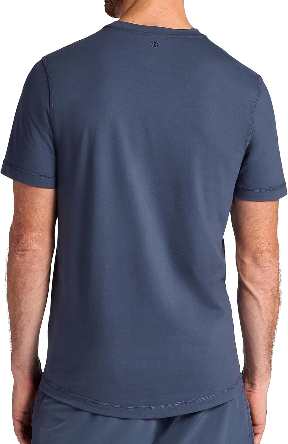 Gaiam Men's Zen Vent Short Sleeve Crewneck T-Shirt, Standard Fit, Stretch Midweight Material