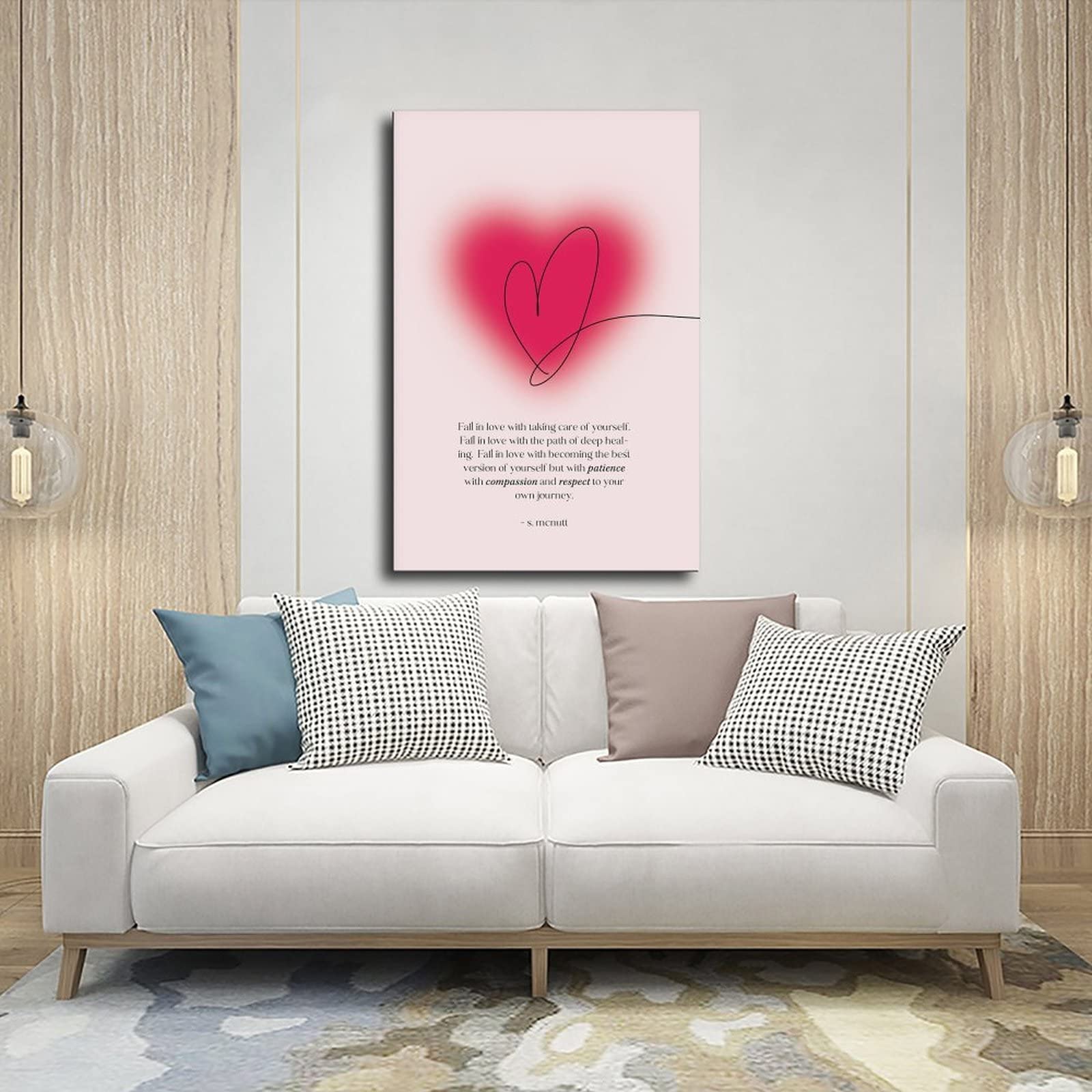 WOFUPMY Poster alla moda carino Eclettico Preppy Estetica Wall