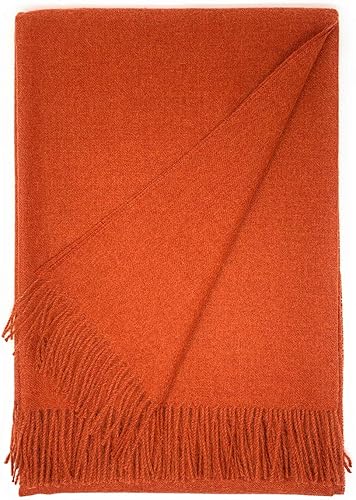 Vista 23 de Manta Cityscape 100% pura lana de alpaca bebé 6.6 pies de largo x 4.25 pies de ancho Ropa de cama hipoalergénica, suave y acogedora (Venecia)