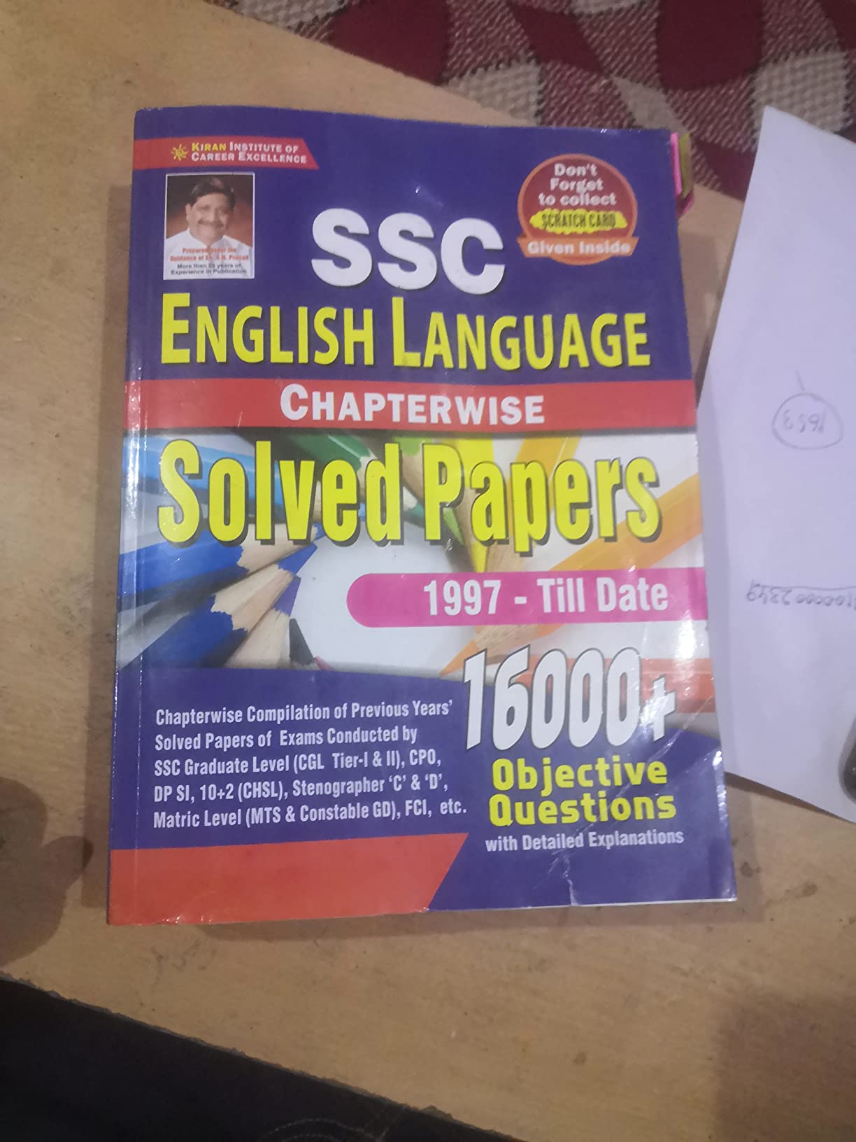 Kiran SSC English Language Chapterwise Solved Papers 16000+ Objective ...