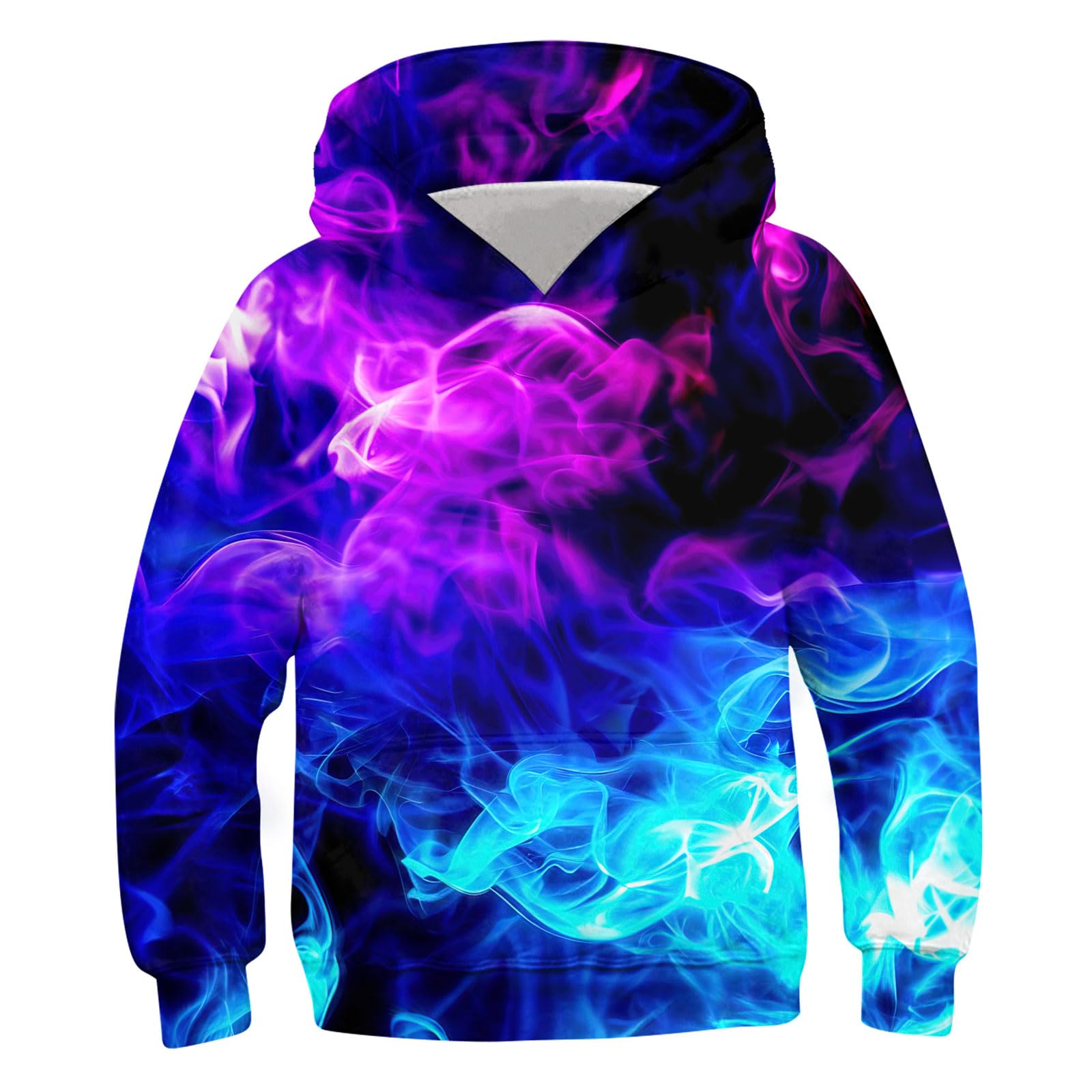 Belovecol Boys Girls Hoodies 3D Novelty Pullover Kids Funny Pullover Sweatshirts Long Sleeve Hooded with Pocket for 6-16 Years — view 12