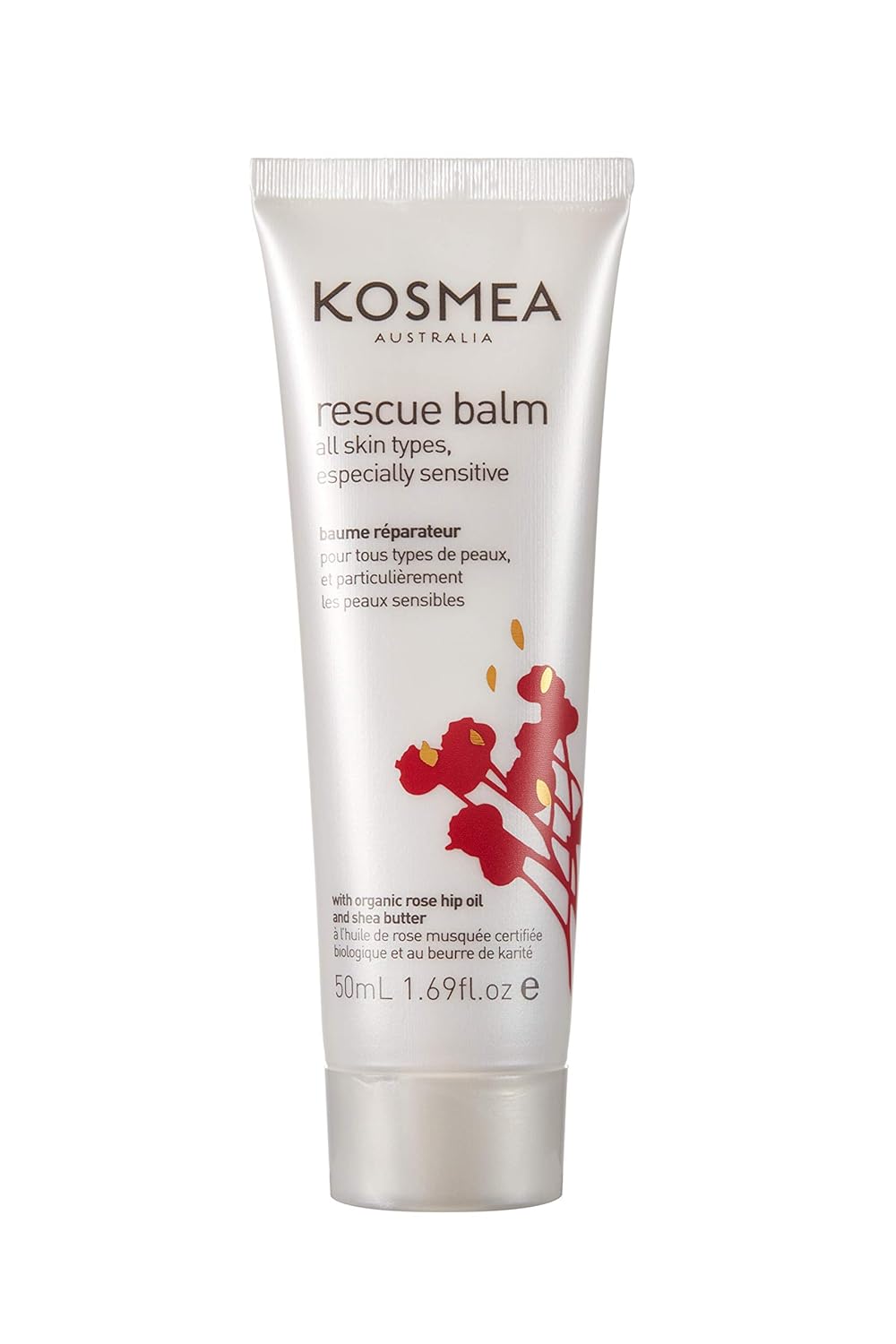 Kosmea Rescue Balm for Dry, Itchy, Sensitive Skin – Natural Moisturizing Balm with Rosehip, Calendula and Lavender – Gentle Care for Face, Body and Family – Made with Botanical Ingredients