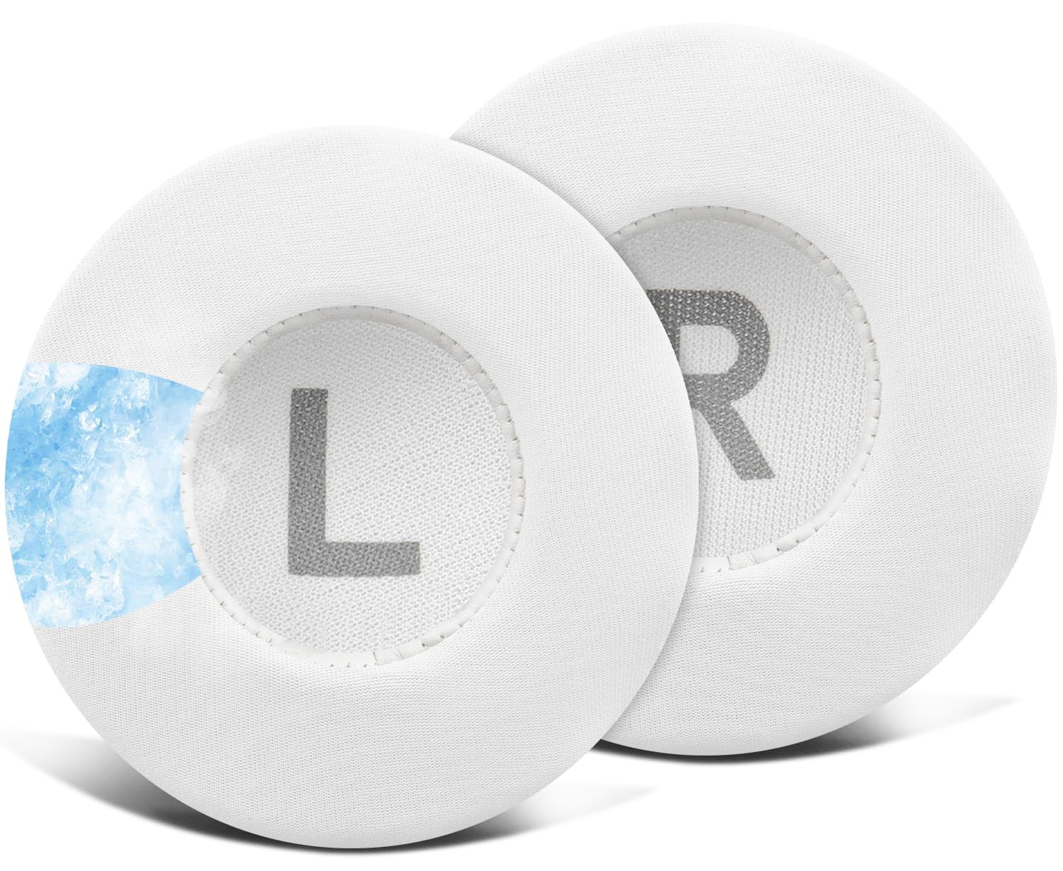 SOULWIT 70mm Earpads Replacement for Logitech Zone 300/Zone 301/Zone 305 Wireless Headphones, Ear Pads Cushions with Ice Silk Fabric, Noise Isolation