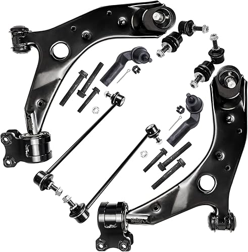 Detroit Axle - Kit de suspensión delantera de 8 piezas para Mazda 3 2004-2009, Mazda 5 2006-2017, 2009 3 Sport, 2 brazos de control inferiores con
