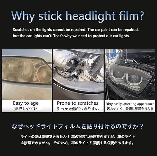 Miniatura 6 de NUBODI Película protectora para faros delanteros de automóvil para BYD Song Plus 2020 2021 2022, película de protección antiarañazos, película de