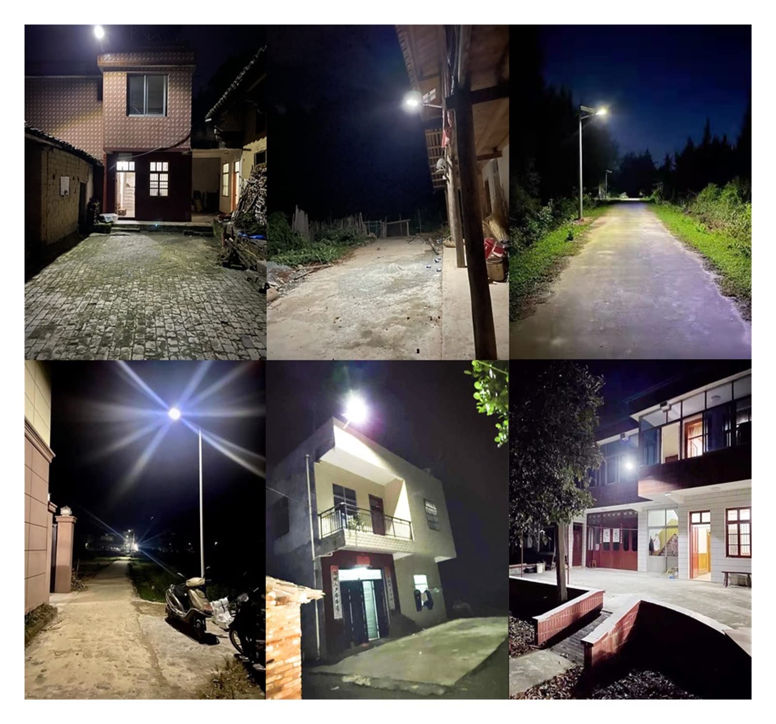 Zewnętrzna lampa solarna, Lights Outdoor Super Bright Akumulatorowa lampa słoneczna IPX65 Solar Street Lights Outdoor Potężne światło ogrodowe z czujnikiem ruchu