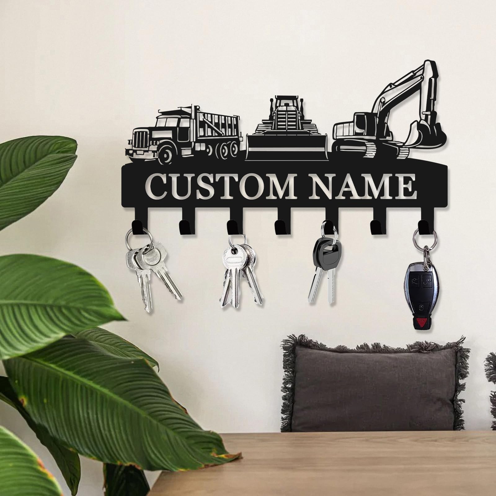 Aazon.co: Personalized Custo Nae Cute Cat Keys Hooks,etal Cute Cat