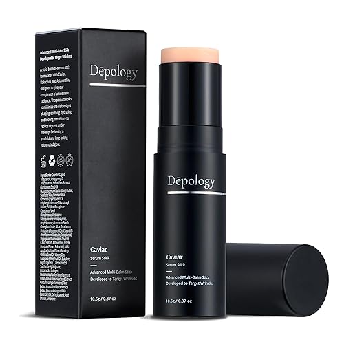 Miniatura 7 de depology Caviar Multi Balm Stick - Barra de suero hidratante para una apariencia refinada de arrugas, lujoso bálsamo facial para hidratar y